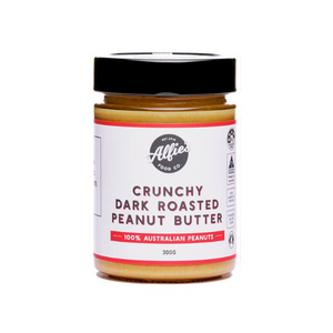 Alfie's Crunchy Dark Roasted Peanut Butter (300g)