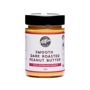 Alfie's Smooth Dark Roasted Peanut Butter (300g)